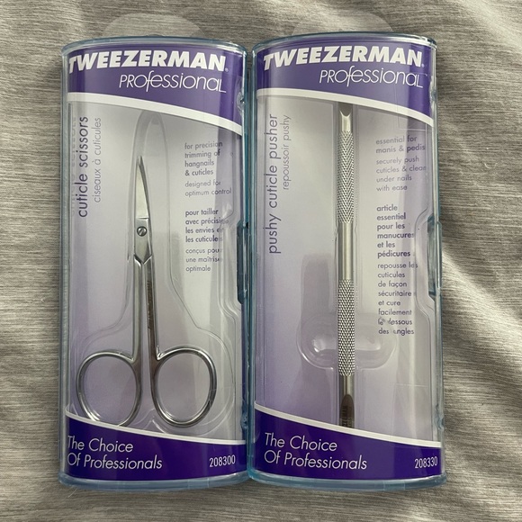 Tweezerman Other - New Tweezerman Cuticle Scissors and Cuticle Pusher
